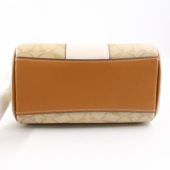 NWT Coach Mini Rowan Crossbody in Signature Canvas & Leather w/ Detachable Strap - Picture 5 of 10